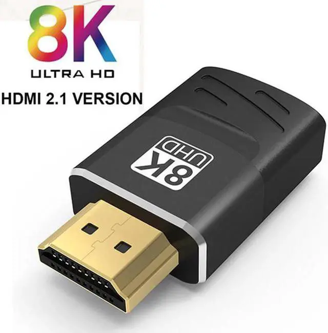 Main image of JAENFONG 8K HDMI-Compatible Cable Extender Adapter Male to Female For PS4 PS3 PC TV Box Monitor Tablet Laptop HD 8K Extender 8K@60Hz 4K@120Hz Black