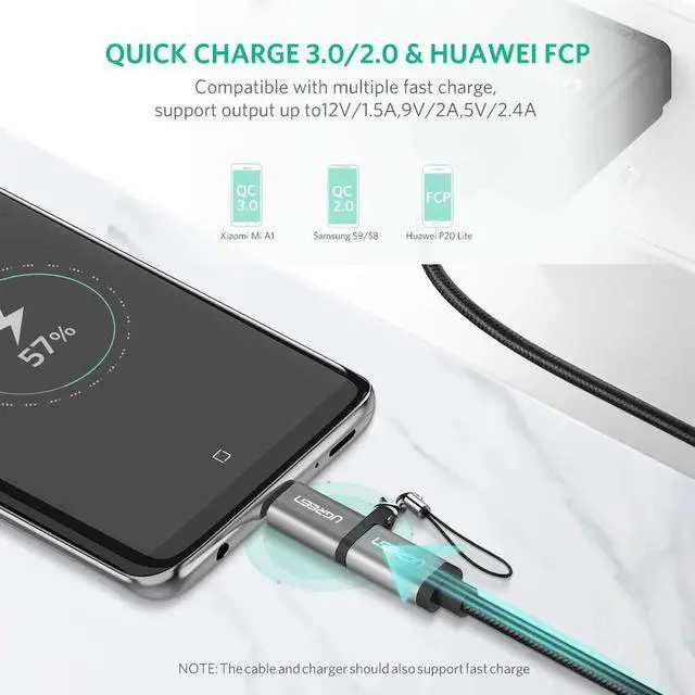 Alt view image 5 of 7 - JAENFONG Micro USB to USB C Adapter with Keychain Compatible Samsung Galaxy S8 New MacBook Pro Pixel XL Nexus 5X 6P, Sony XZ, LG V20 G5 G6