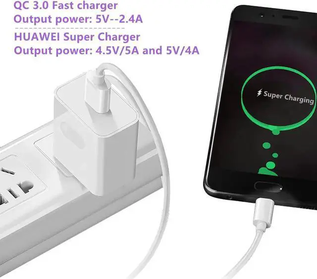 Alt view image 4 of 7 - JAENFONG Charger Cable for Samsung Galaxy S9 / S8 Charger, Type C Fast Charger for Samsung Galaxy S8, Galaxy S9 Plus, S10 / Note 9 / Note 8,Google Pixel 3 2 XL, LG G7 V40-2Pack 3.3ft White