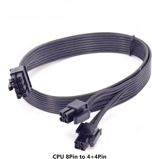 Alt view image 3 of 6 - JAENFONG CPU Power Supply Cable - 8Pin to 8Pin EPS 4+4Pin, 60CM 18AWG Durable Cable, Compatible with CoolerMaster V850/V1000/V1300 PLATINUM Full-Modular Power Supplies