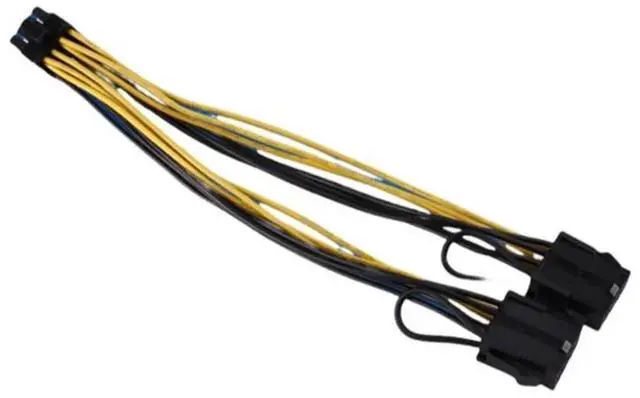 Main image of 18AWG 8n to dual 8n (6+2) power cable GPU power cable suitable for K80 M40 M60 P40 P100, 20CM
