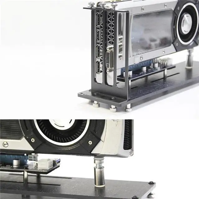 Main image of Graphics card vertical bracket riser PCI bracket mounting bracket for PC case 3 slot GPU rack 3090 4090