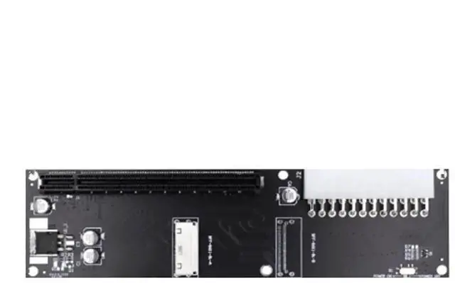 Main image of SFF-8612 8X to PCIE X16 PCI-Adapter with ATX 24n Power Port for Motherboard Graphics Card