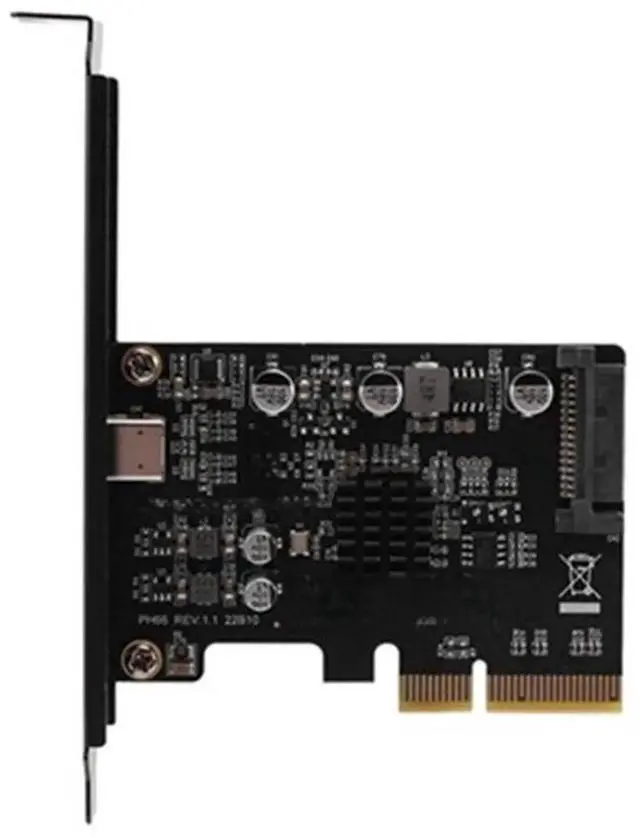 Main image of USB PCIE Card Type C PCI-4X to USB 3.2 2X2 (20Gbps) ASM3242 Chipset
