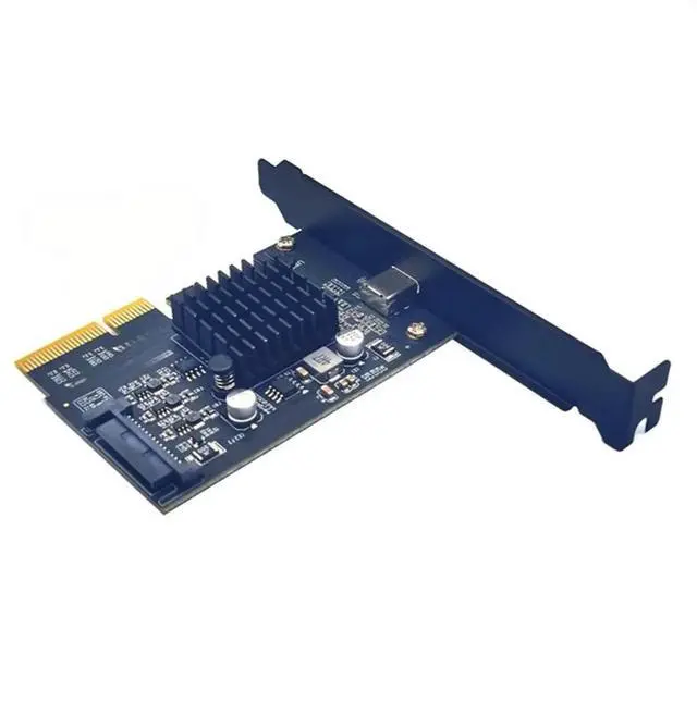 Main image of PCIe to PCI PCI-E 4X to USB3.2 2X2 20Gbps expansion card ASM3242 adapter