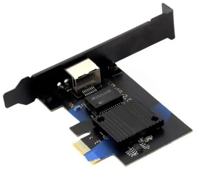 Main image of 2500 PCI-E to RJ45 Network Card I226 Chip Gigabit Ethernet 100/1000/2500 RJ45 PCIe Adapter for Laptops