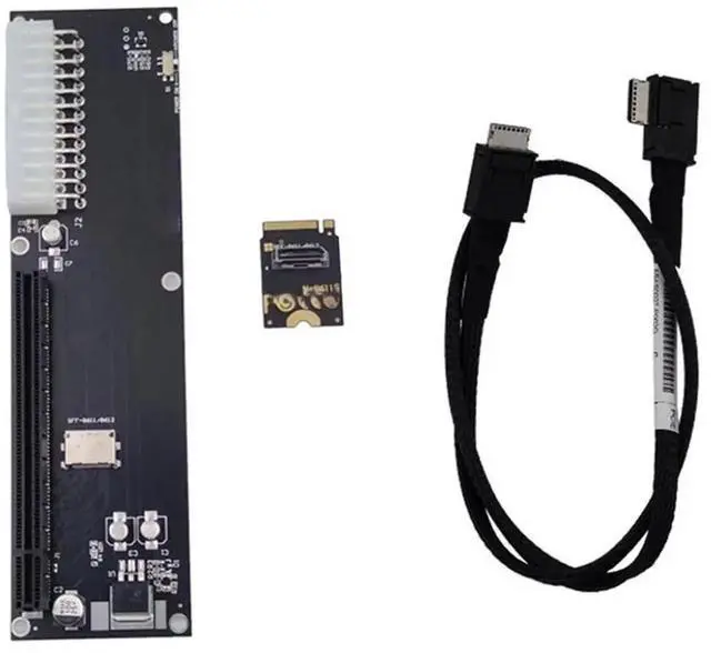 Main image of PCI-E 3.0 M- M.2 to SFF-8612 SFF-8611 host adapter for external graphics card SSD
