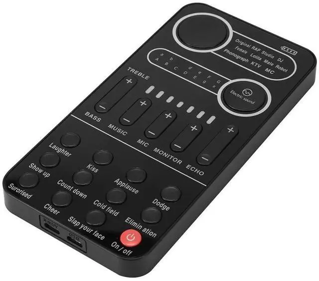 Main image of Mini portable voice changer with multiple audio effects, live voice changer, plug-in speaker device suitable for mobile phones, computers and tablets