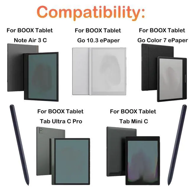 Alt view image 2 of 6 - BOOX Stylus Pen Compatible with BOOX Tablet Note Air 3 & Go 10.3 ePaper/Go Color 7 ePaper Tablet