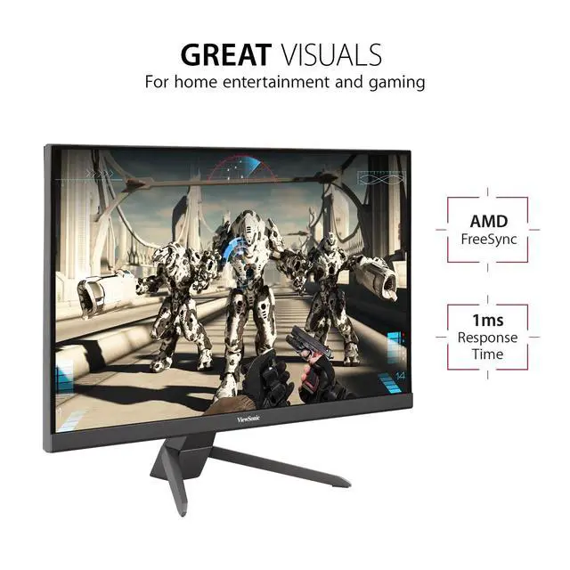 Alt view image 2 of 6 - VX2267-MHD 22 Inch 1080p Monitor, 100Hz Refresh Rate with FreeSync for Ultimate Home Entertainment, Eye Care Technology, Ultra-Thin Bezels, HDMI, and DisplayPort Inputs