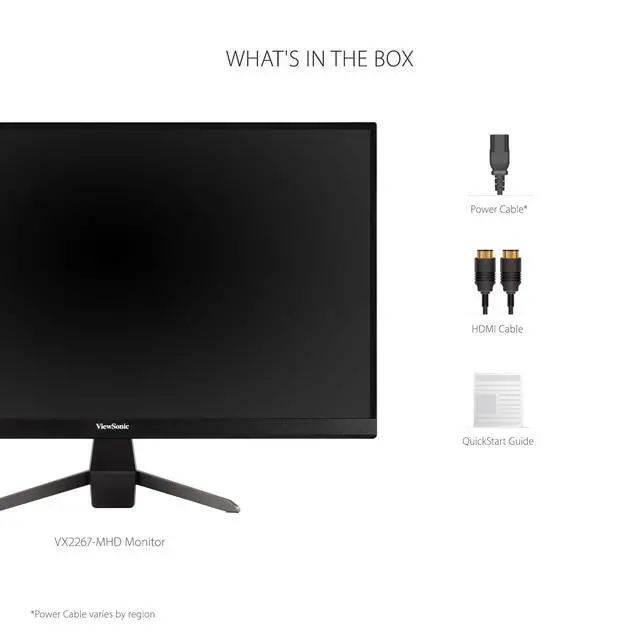 Alt view image 6 of 6 - VX2267-MHD 22 Inch 1080p Monitor, 100Hz Refresh Rate with FreeSync for Ultimate Home Entertainment, Eye Care Technology, Ultra-Thin Bezels, HDMI, and DisplayPort Inputs