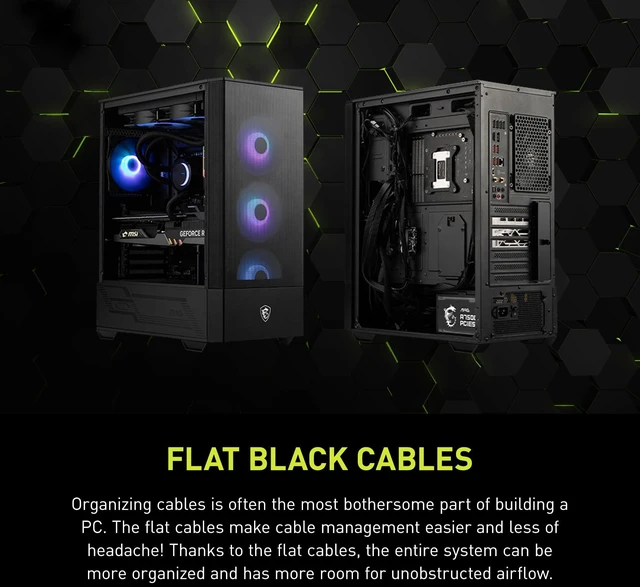 Alt view image 7 of 7 - MSI MAG A750GL PCIE5, Fully Modular Compact Gaming 750W Power Supply, 80+ Gold, ATX 3.1 & PCIe 5.1 Ready, Native Dual-Color 12V-2x6 Cable, 10 Year Warranty