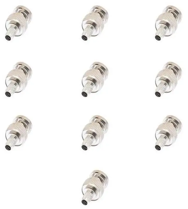 Main image of Lumenzi BNC Male Crimp Connector for LMR-240 Coaxial Cable  Heavy-Duty & Easy to Use  10 Pcs Pack