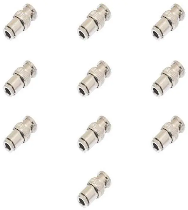 Main image of Lumenzi BNC Male Clamp/Solder Connector for RG58 PVC Coax Cable  High-Quality Adapter  10 Pcs Pack