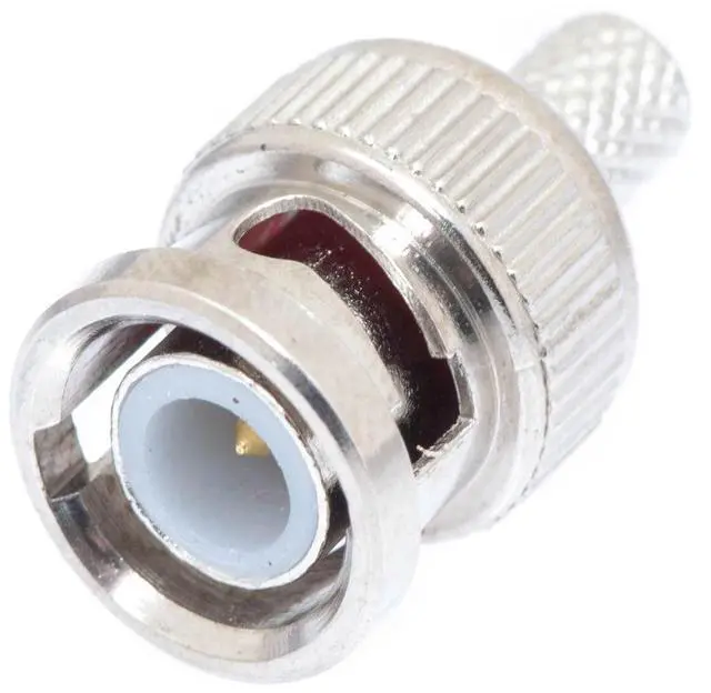 Alt view image 2 of 4 - Lumenzi BNC Male Crimp Connector for RG174 PVC Coaxial Cable  Reliable Signal Transfer  10 Pcs Pack