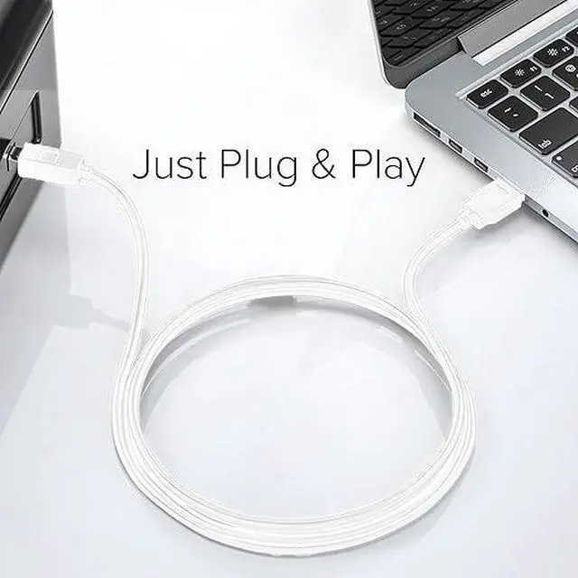 Alt view image 6 of 6 - Lumenzi USB 2.0 A-Male to A-Male Data Transfer Cable | High-Speed USB Cord for PC, Laptops, External Hard Drives, and Peripherals - 3 FT