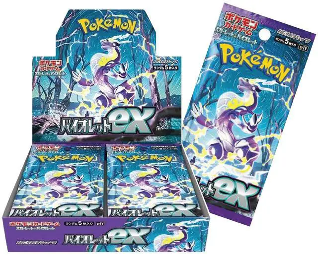 Alt view image 2 of 5 - Pokemon TCG: Violet EX Booster Box (Japanese, 30 Booster Packs)