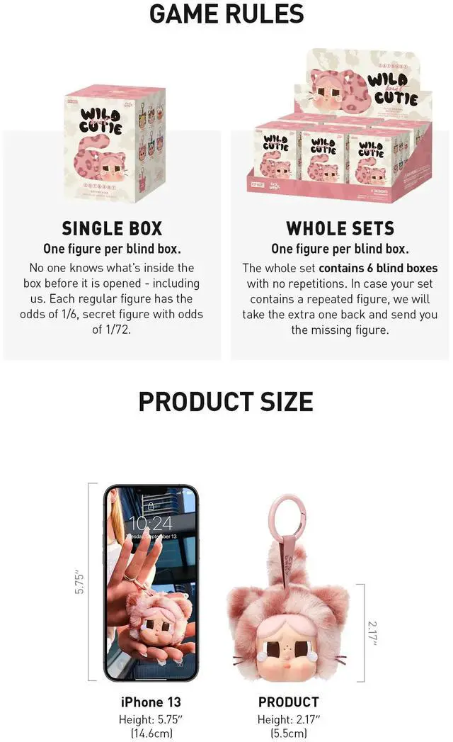 Alt view image 8 of 8 - POP MART: CRYBABY Wild but Cutie Series Vinyl Plush Pendant - 1 Box