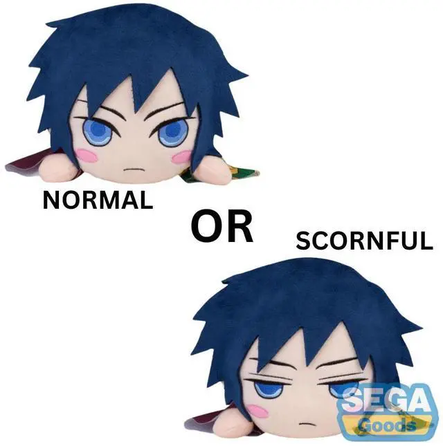 Alt view image 2 of 5 - SEGA: Nesoberi Lay-Down Plush: Demon Slayer: Kimetsu no Yaiba - Giyu Tomioka (Normal OR Scornful) SP Plush