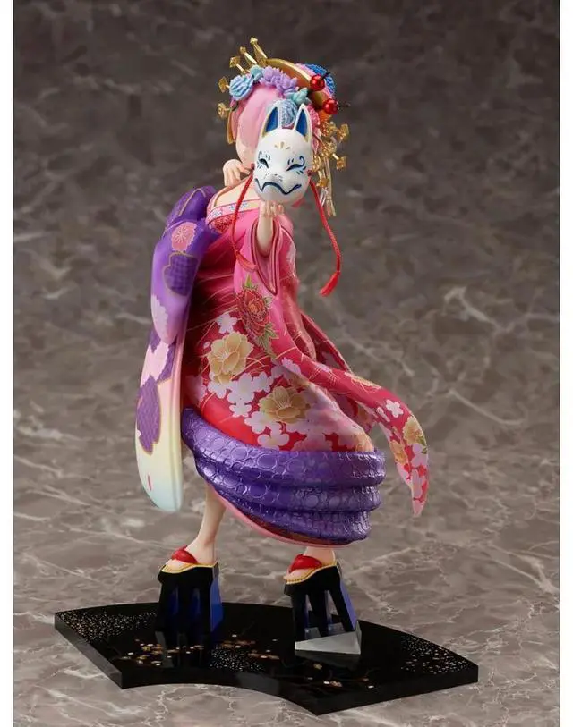 Alt view image 3 of 6 - FuRyu: Re:Zero Starting Life in Another World - Ram (Parade of the Oiran Dochu Ver.) 1/7 Scale Figure