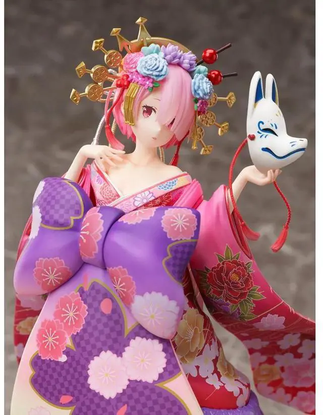 Alt view image 6 of 6 - FuRyu: Re:Zero Starting Life in Another World - Ram (Parade of the Oiran Dochu Ver.) 1/7 Scale Figure