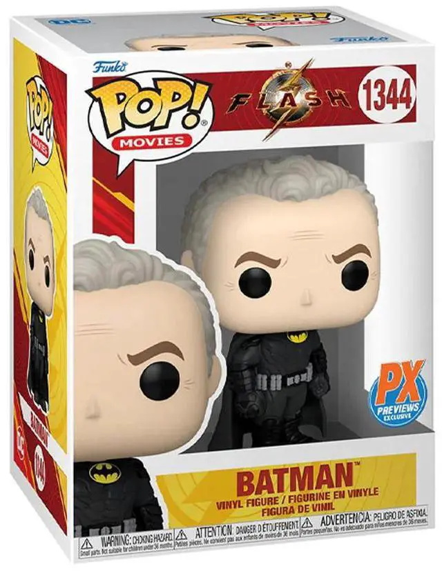 Alt view image 3 of 3 - Funko POP! The Flash - Batman (Unmasked) Vinyl Figure #1344 Preview Exclusives (PX)