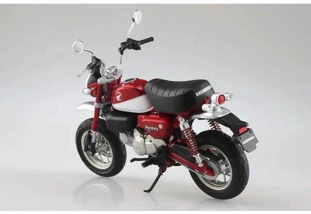 Alt view image 6 of 6 - Aoshima: 1/12 Scale Honda Monkey 125 (Pearl Nebula Red) Diecast Motorcycle