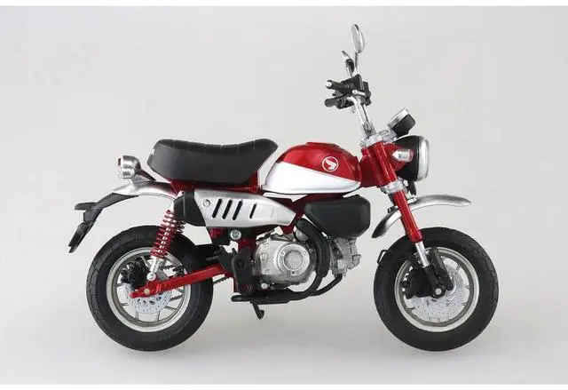 Alt view image 4 of 6 - Aoshima: 1/12 Scale Honda Monkey 125 (Pearl Nebula Red) Diecast Motorcycle