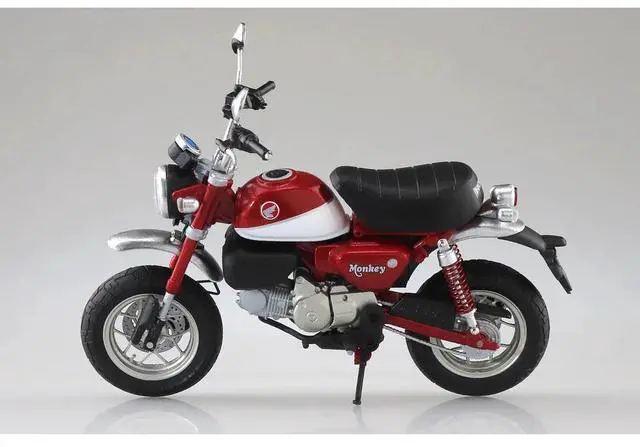 Alt view image 5 of 6 - Aoshima: 1/12 Scale Honda Monkey 125 (Pearl Nebula Red) Diecast Motorcycle
