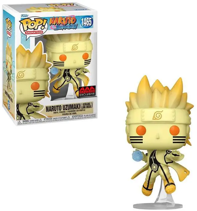 Alt view image 3 of 3 - Funko POP! Naruto Shippuden - Naruto Uzumaki (Kurama Link Mode) Vinyl Figure #1465 AAA Anime Exclusive