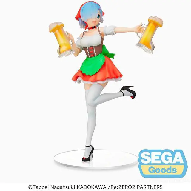 Alt view image 5 of 6 - SEGA: Re:Zero Starting Life in Another World - Rem (Oktoberfest Ver.) SPM Figure