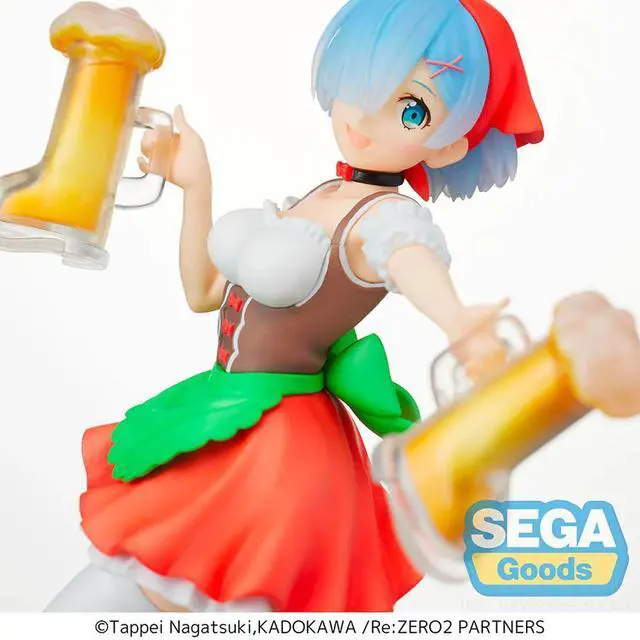 Alt view image 6 of 6 - SEGA: Re:Zero Starting Life in Another World - Rem (Oktoberfest Ver.) SPM Figure