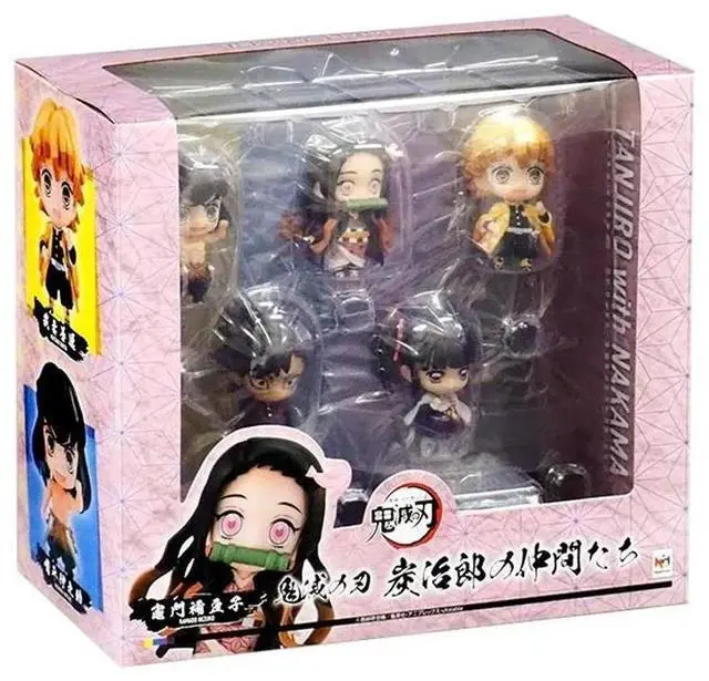 Main image of Megahouse: Demon Slayer: Kimetsu no Yaiba - Tanjiro & Friends Mascot Box of 5 Figures