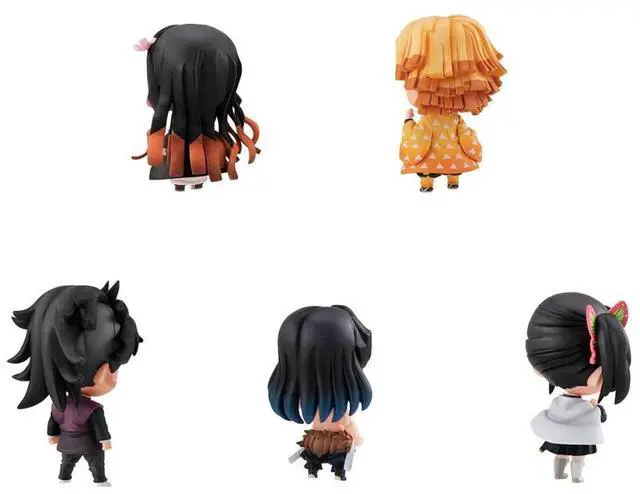 Alt view image 4 of 4 - Megahouse: Demon Slayer: Kimetsu no Yaiba - Tanjiro & Friends Mascot Box of 5 Figures