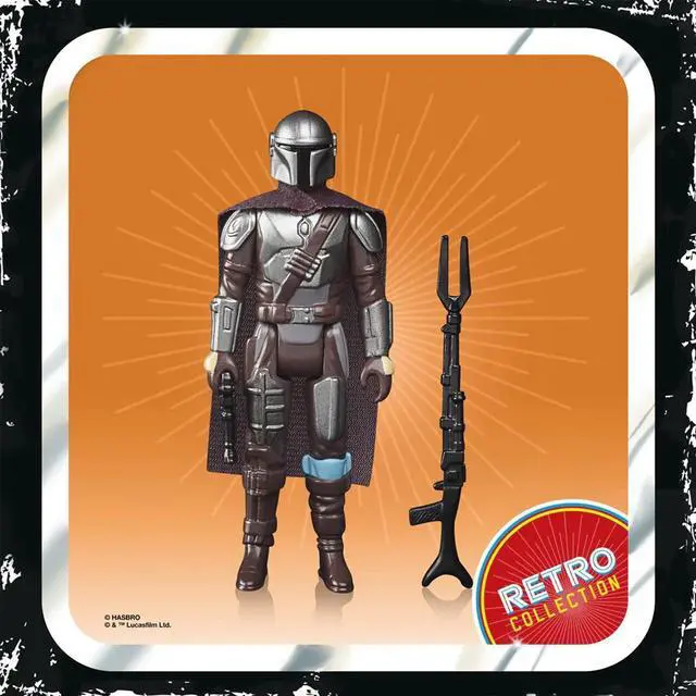 Alt view image 14 of 16 - Hasbro F4456 Star Wars The Retro Collection 3.75 inch The Mandalorian Collectible Figure