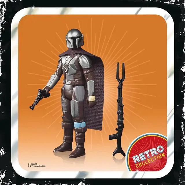 Alt view image 15 of 16 - Hasbro F4456 Star Wars The Retro Collection 3.75 inch The Mandalorian Collectible Figure