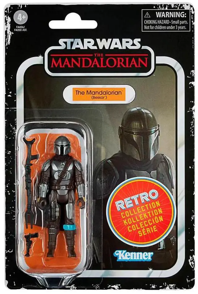 Alt view image 13 of 16 - Hasbro F4456 Star Wars The Retro Collection 3.75 inch The Mandalorian Collectible Figure
