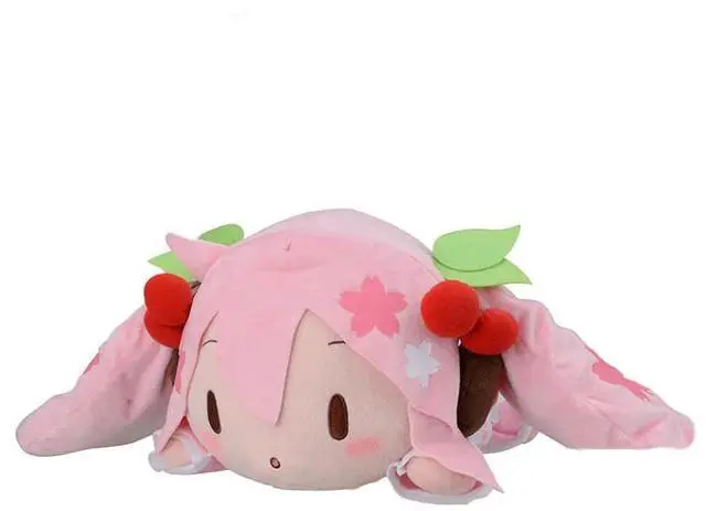 Main image of SEGA: Vocaloid - Sakura Miku Nesoberi Lay-Down SP Plush
