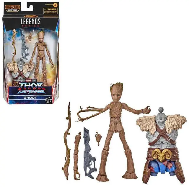 Alt view image 3 of 6 - Marvel Legends: Thor: Love and Thunder - Groot 6-Inch Action Figure (Korg Build-A-Figure)