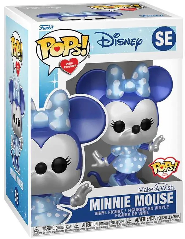Alt view image 3 of 3 - Funko POP! Make A Wish - Minnie Mouse (Metallic) Vinyl Figure