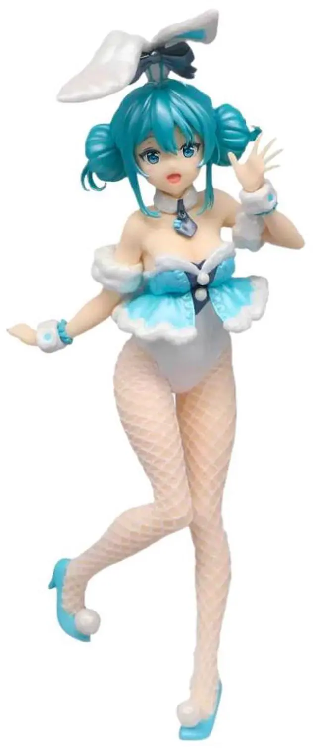 Main image of FuRyu: BiCute Bunnies - Hatsune Miku White Rabbit (Pearl Color Ver.) Figure