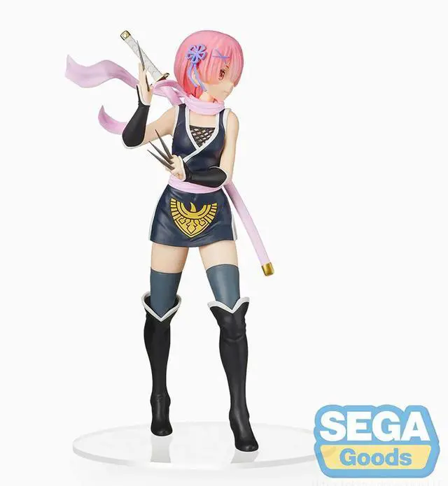 Alt view image 4 of 6 - SEGA: Re:Zero Starting Life in Another World - Ram (Kunoichi Tobi Ver.) SPM Figure