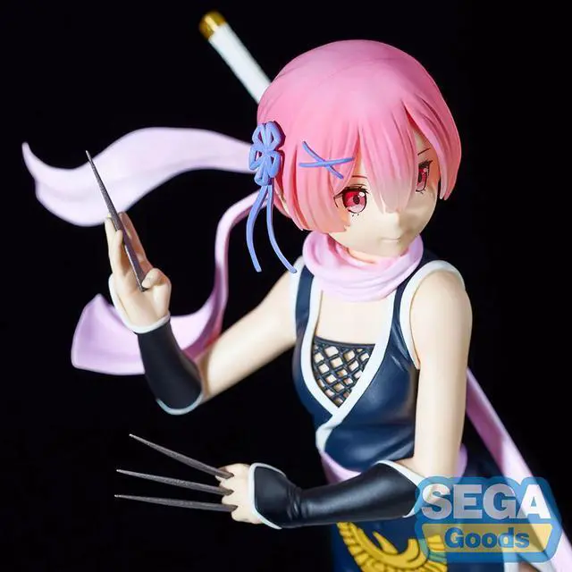 Alt view image 6 of 6 - SEGA: Re:Zero Starting Life in Another World - Ram (Kunoichi Tobi Ver.) SPM Figure