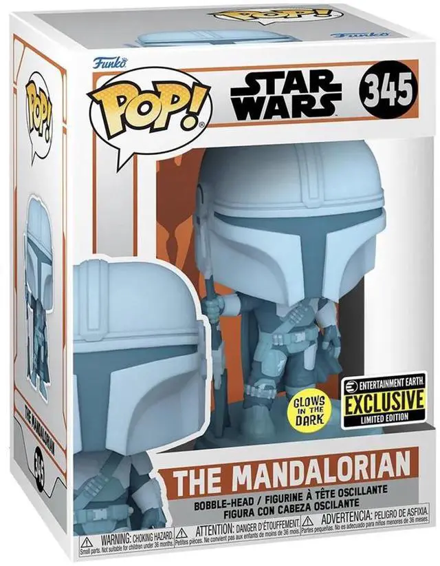 Alt view image 5 of 5 - Funko The Mandalorian - Glow in The Dark Exclusive 345