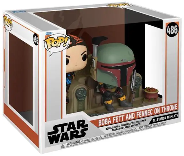 Alt view image 5 of 5 - FUNKO POP! MOMENTS: Mandalorian- Boba Fett & Fennec Shand