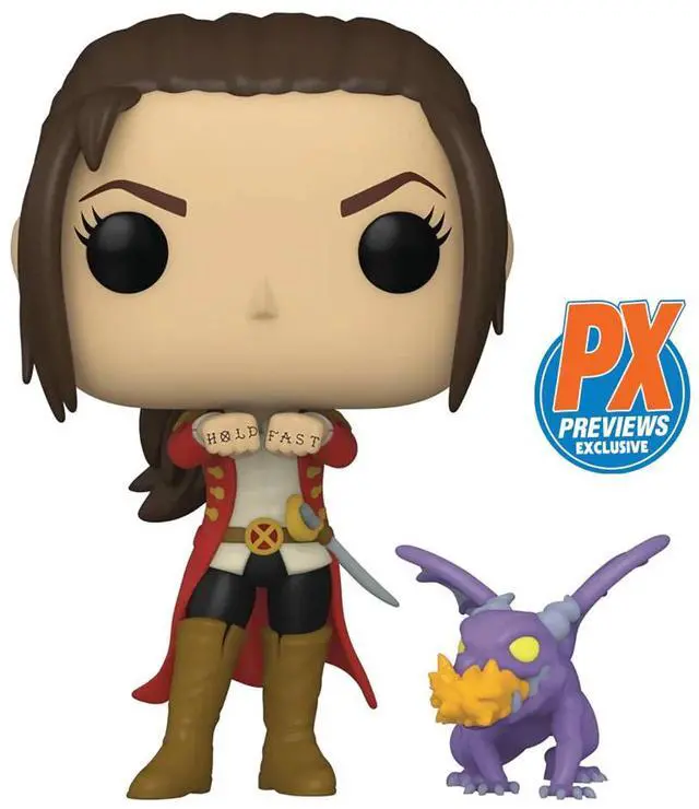 Alt view image 3 of 4 - Funko Marvel PX Exclusive POP Kate Pryde With Lockheed Vinyl Figure