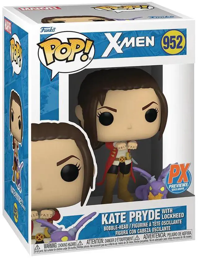 Alt view image 4 of 4 - Funko Marvel PX Exclusive POP Kate Pryde With Lockheed Vinyl Figure