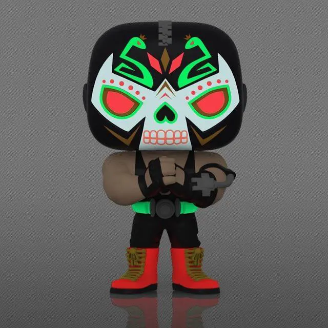 Alt view image 4 of 4 - Dia de los DC Bane glow in the dark Pop! Vinyl Figure