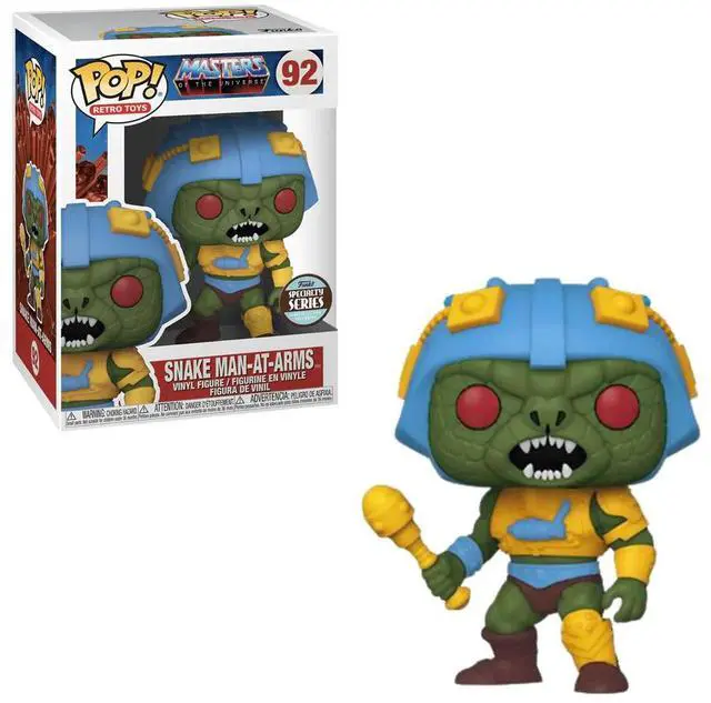 Alt view image 2 of 4 - Funko Specialty Series Masters Of The Universe POP Snake Man-At-Arms Vinyl Figure