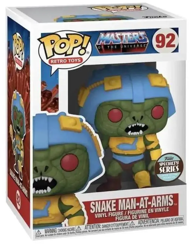 Alt view image 4 of 4 - Funko Specialty Series Masters Of The Universe POP Snake Man-At-Arms Vinyl Figure